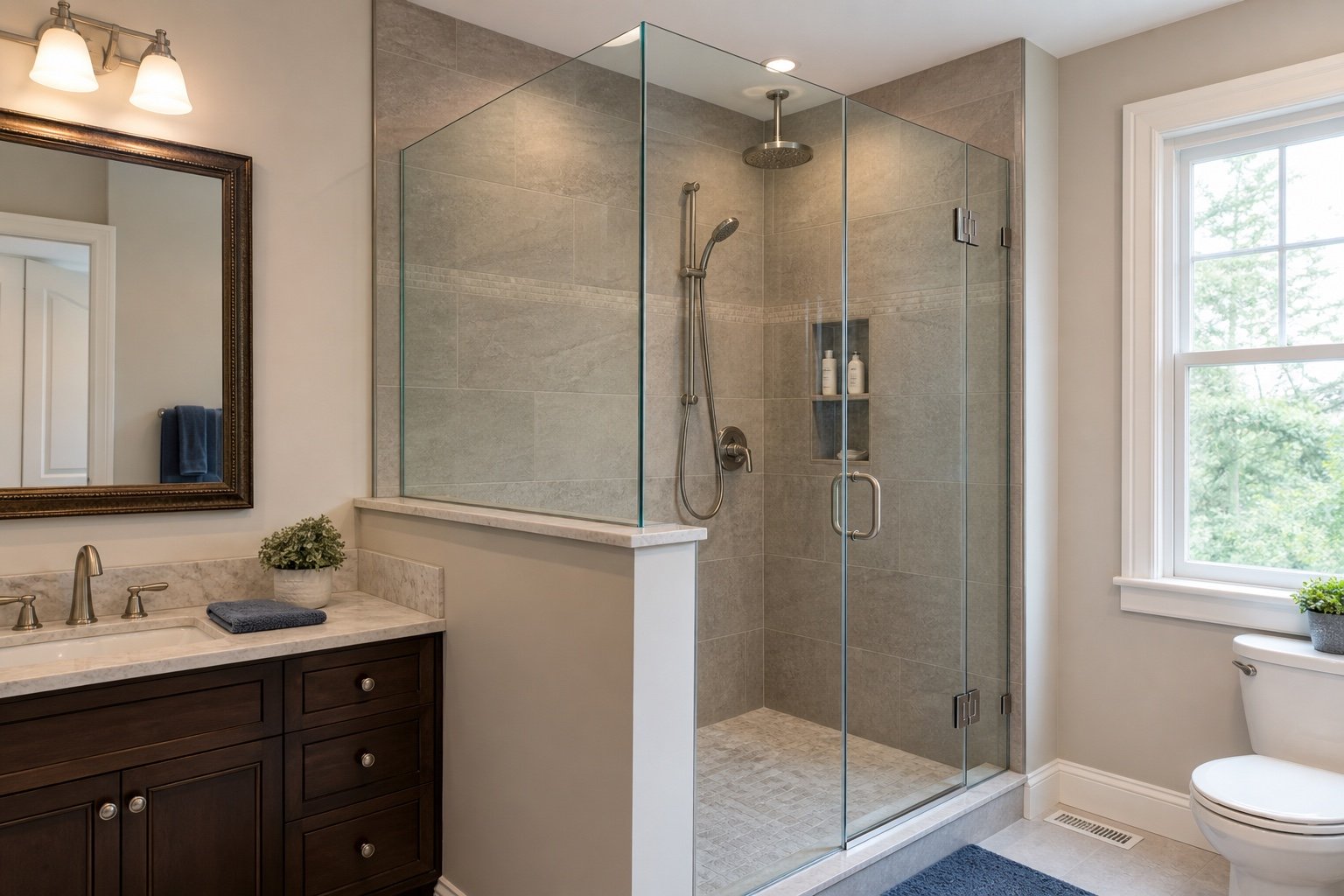 Inline Swing Door with Half Panel project planning
