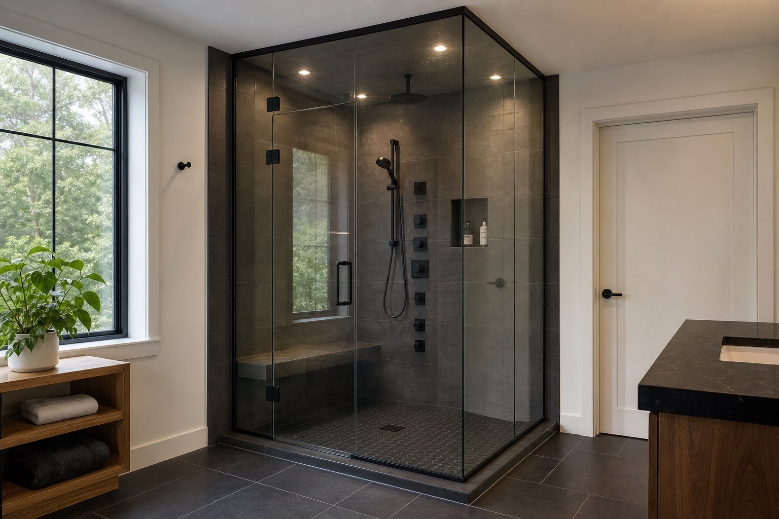 Corner Steam Shower Enclosure project planning